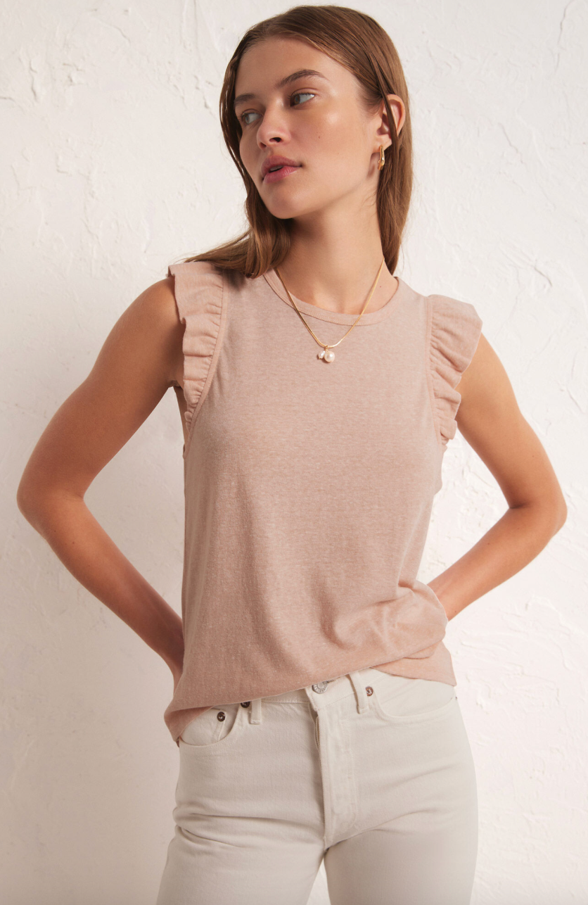 Marielle Flutter Sleeve Tank Marielle Flutter Sleeve Tank