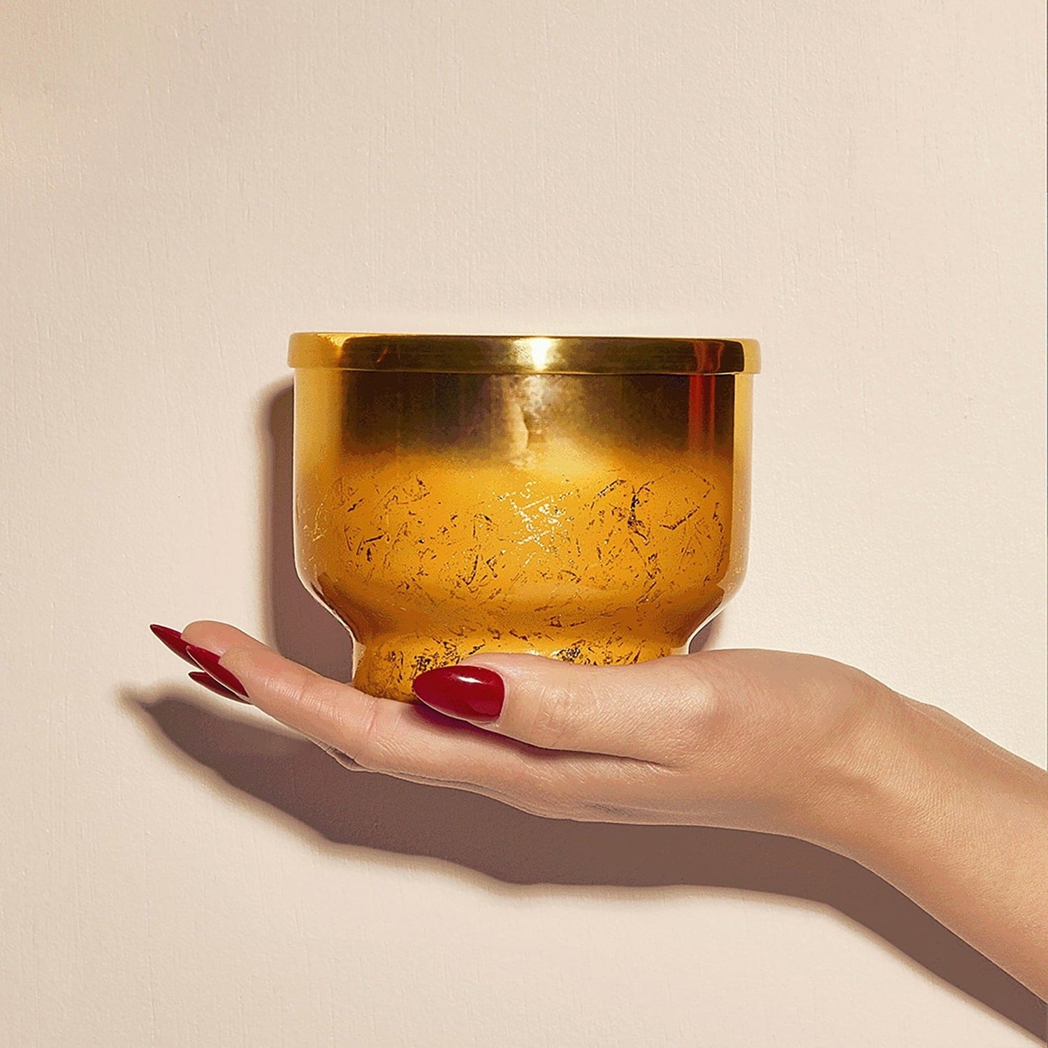 Pumpkin Dulce Glimmer Inverted Candle