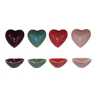 Stoneware Heart Shaped Dish, 4 Colors